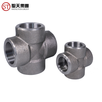 Standard Hydraulic NPT Carbon Steel Pipe Fitting Union Tee 1/8 Inch